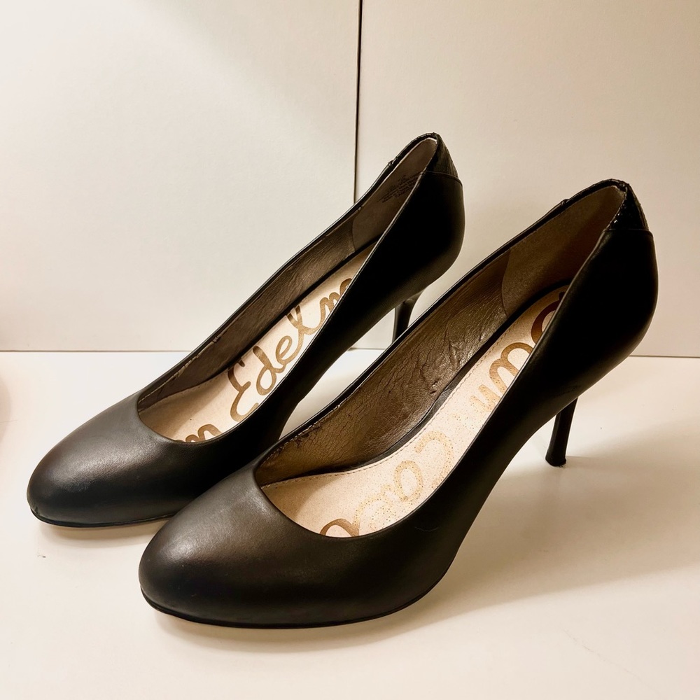 Sam Edelman Leather Heel Pumps